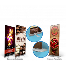 Retractable Banner with Stand | Roll Up Banner | NEWPRINT